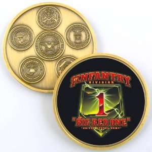  ARMY 1ST INFANTRY DIVISION PHOTO CHALLENGE COIN YP669 