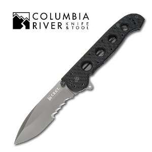 Columbia River Folding Knife M2114 Carson Black:  Sports 
