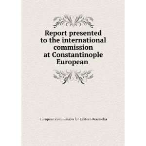   commission at Constantinople European . European commission for