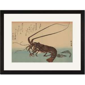   Print 17x23, Shrimp and lobster (Ise ebi to shiba ebi)