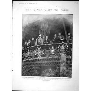   1903 KING EDWARD PARIS VINCENNES LONCHAMP HORSE RACING: Home & Kitchen