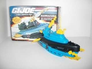 GI Joe 1992 BARRACUDA Submarine Vehicle 100% Complete with Box b 