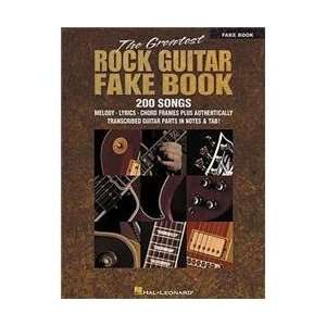   : Hal Leonard The Greatest Rock Guitar Fake Book: Musical Instruments