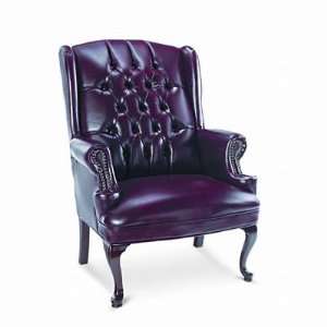   Traditional Series Wing Back Arm Chair ALECE42VY31MY: Office Products
