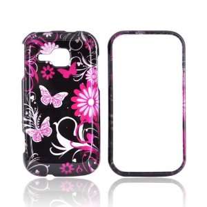   BLACK Hard Plastic Case Cover For Samsung Galaxy Indulge Electronics