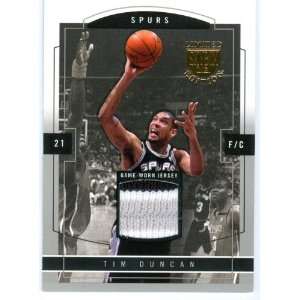   Limited Authentic Tim Duncan Game Worn Patch Card