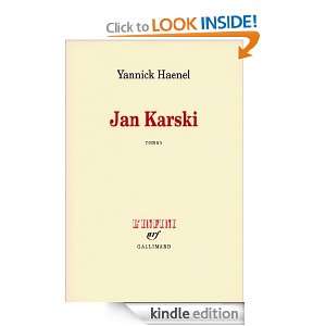 Jan Karski (Linfini) (French Edition): Yannick Haenel:  