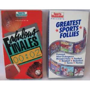   VHS Films Greatest Sports Follies & Fabulous Finales 