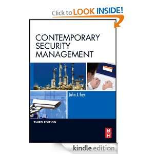 Contemporary Security Management John Fay  Kindle Store