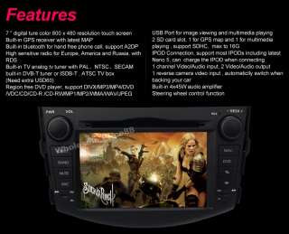 HD TV GPS Navi Car DVD Player For TOYOTA RAV4 CDV4  