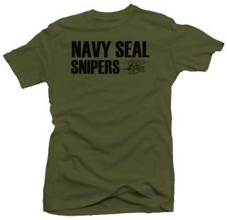 Navy Seal Snipers US Military USA Spec Ops New T shirt  
