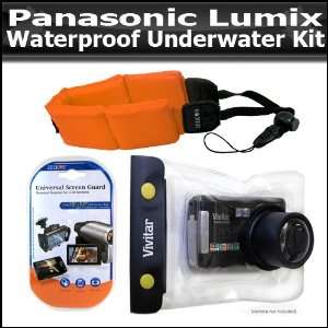 com Waterproof Underwater Carrying Case And Float Strap For Panasonic 