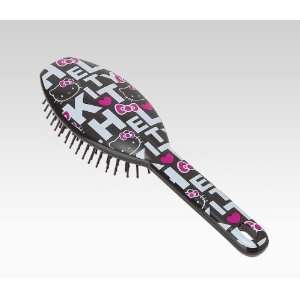  Hello Kitty Hair Brush Black Quilt Beauty