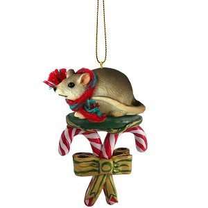  Mouse Candy Cane Christmas Ornament: Home & Kitchen