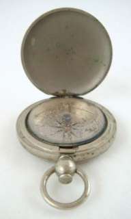 Vintage Keuffel & Esser Co. New York Pocket Compass Nickel Silver 