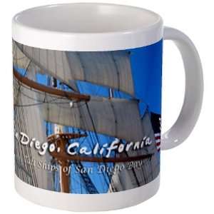  Tall Ships of San Diego Bay California Mug by CafePress 