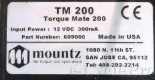 Mountz TorqueMate 200 Torque Measurement Tool  