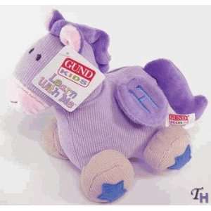  Learn With Me Purple Horse 6 inch Educational Plush Toy 