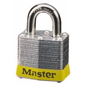  Master Lock 3YLW No. 3 Safety Lockout Padlock, Steel Body 