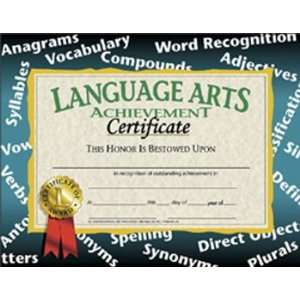  14 Pack HAYES SCHOOL PUBLISHING CERTIFICATES LANGUAGE ARTS 