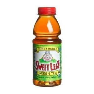 Sweet Leaf Green Tea Mint & Honey 16 Oz Pack of 15  