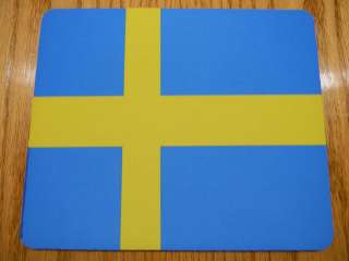 Scandinavian Swedish Sweden Svensk Flag Mouse Pad  