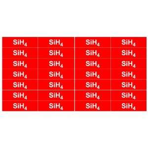  Print on Red Background, TEMPO GAS SYSTEMS High visibility, Industry 