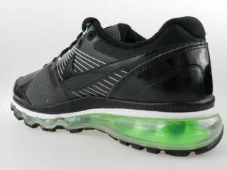 NIKE AIR MAX 2010 GS NEW Boys Girls Youth Black Green Shoes Size 6Y 
