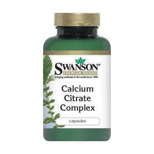 Calcium Citrate Complex 250 mg 100 Caps by Swanson Premium