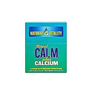  Natural Calm Plus Calcium Plain 30 Pkts   Natural Vitality 