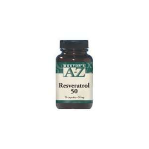  High Potency Resveratrol (50 mg  30 capsules) Health 
