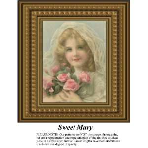  Sweet Mary Cross Stitch Pattern PDF  Available 