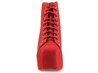 JEFFREY CAMPBELL SPIKE LITA 5 35 Ankle Boots BRICK RED LEATHER  