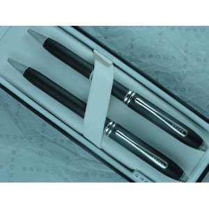 com Cross Townsend Limited Edition Matte Black Pen and Pencil Health 