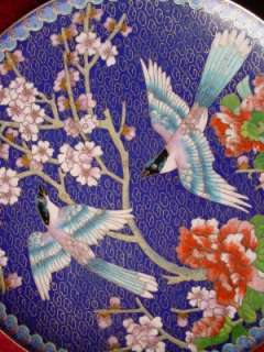 CHING TAI LAN Winged Jewels AZURE WINGED MAGPIE Plate  