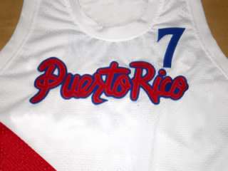 CARLOS ARROYO Team Puerto Rico JERSEY Whitre NEW   ANY SIZE  