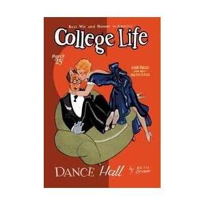  College Life March Issue 28x42 Giclee on Canvas