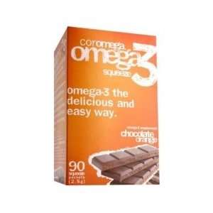  Coromega Omega 3 Chocolate Orange Flavor 90 ct Squeeze 