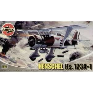  He123A1 Luftwaffe Biplane Dive Bomber 1 72 Airfix Toys & Games