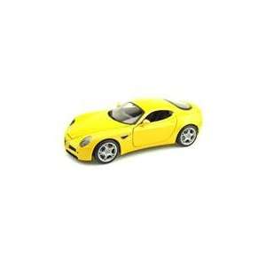  Alfa Romeo 8C Competizione 1/18 Yellow Toys & Games