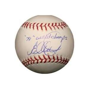 Ed Ott Autographed/Hand Signed MLB Baseball inscribed 79 WSC
