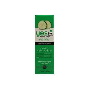  Yes To Inc Yes to Cucumbers Calming Night Cream    1.7 fl 
