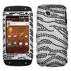   Bling Zebra Skin Hard Phone Cover Case For SAMSUNG T839 Sidekick 4G