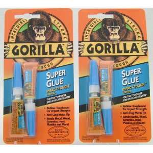  Gorilla Super Glue Two.11oz Tubes 2 Pack: Everything Else