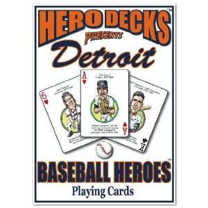  Hero Decks   Detroit Tigers   Playing Cards Toys & Games
