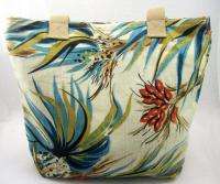 Floral Print Canvas/Fabric Tote Bag Shoulder Bag  