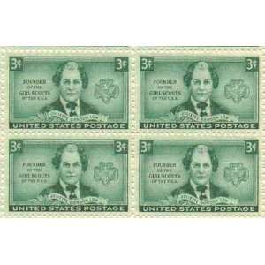  Juliette Gordon Low Set of 4 x 3 Cent US Postage Stamps 