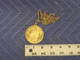 Caesars Palace Las Vegas Medallion and Chain  