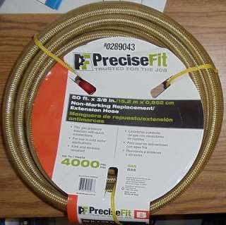 Precise Fit 50 ft Steel Pressure Washer Hose 40134  