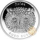 Belarus 2010 20 Silver Eagle Owl Bubo Bubo